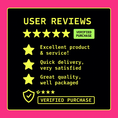 User review system interface showing star ratings, verified purchase badges, and detailed feedback comments